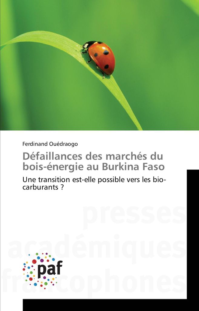 Défaillances des marchés du bois-énergie au Burkina Faso