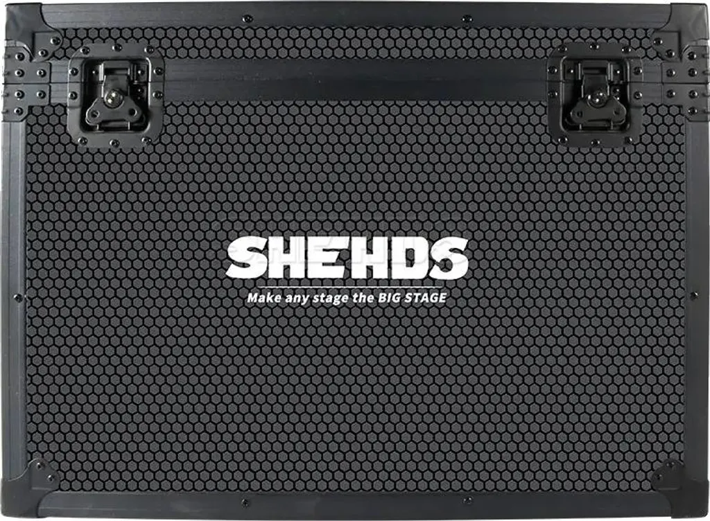 Protection et Éclairage 19x15W : Flightcase 2 en 1 Anti-Chocs Scène