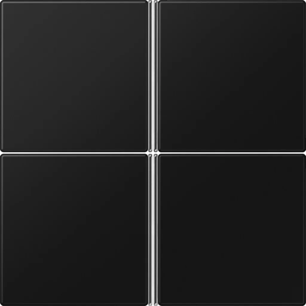 Kit 4 touches noir LS404TSASWM JUNG - Remplacez votre plaque abîmée