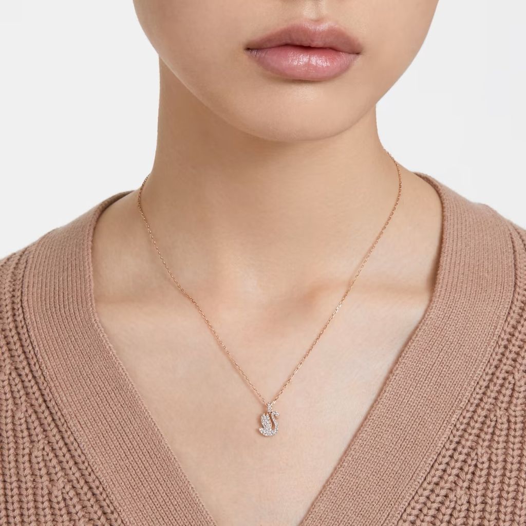 Swarovski Swarovski Damen Halskette Iconic Swan Rosegold Produktbild 5