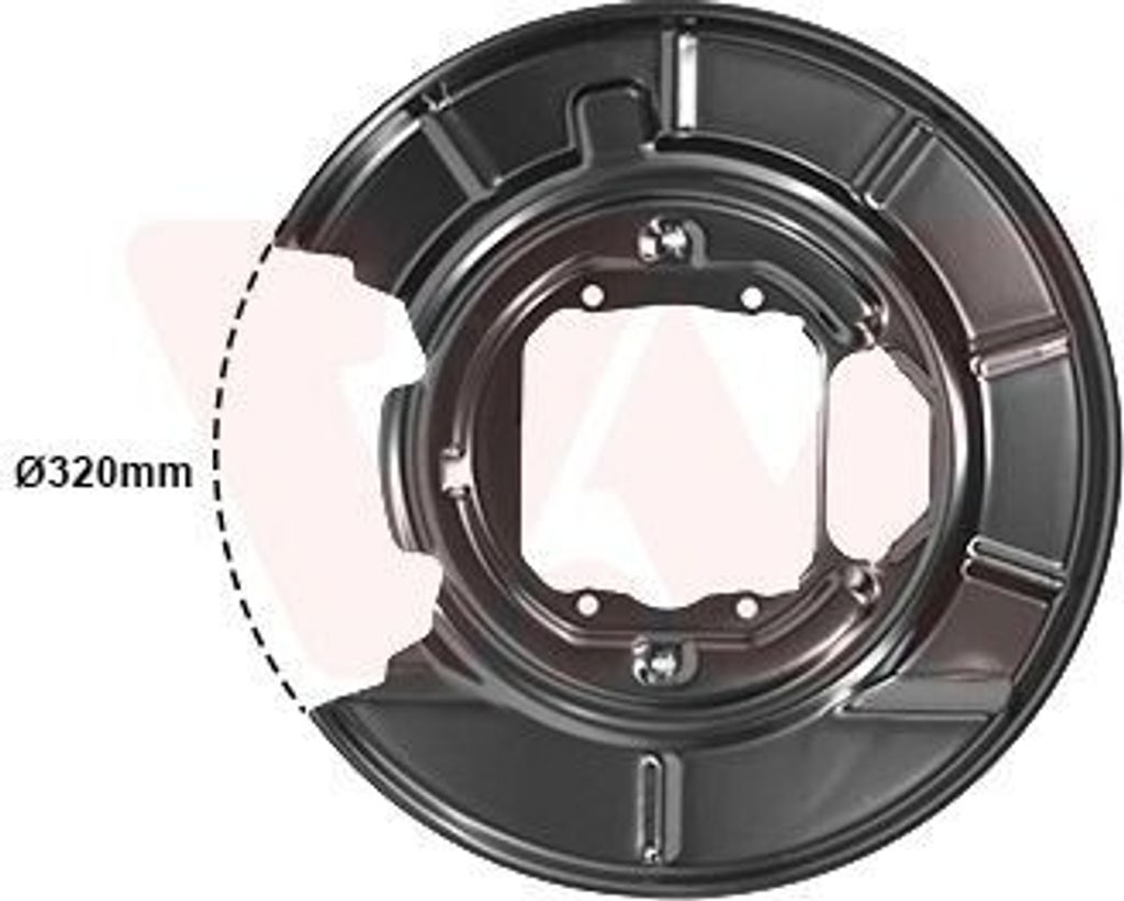 VAN WEZEL Spritzblech Bremsscheibe für BMW 5 Touring (E39) Produktbild 