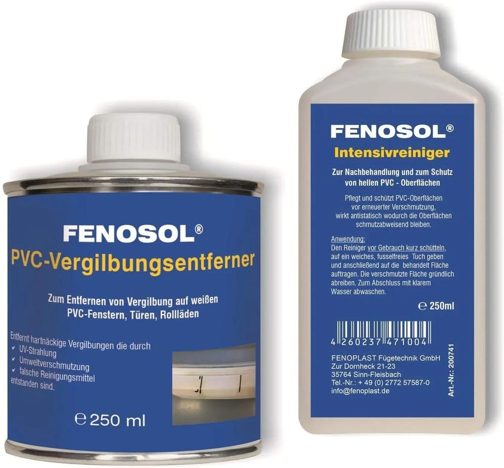 FENOPLAST Fenosol PVC-Vergilbungsentferner-Set Produktbild 