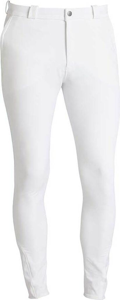 Kingsland Reithose Herren KLkenton Knee Grip Classic Kniebesatz Herrenreithose Weiß 46