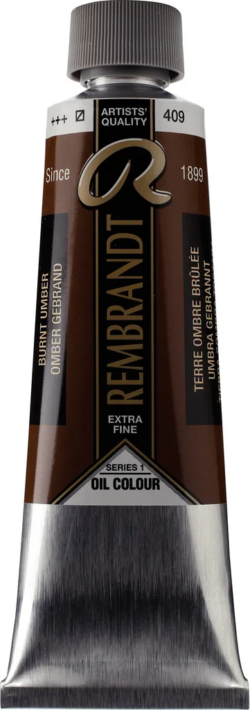Peinture Huile Extra-Fine Rembrandt 150 ml Terre d'Ombre Brûlée 409