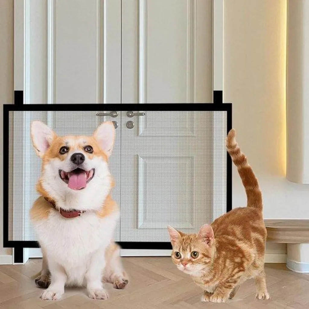 Barrière pour escalier 180 cm, protection idéale pour bébé, chat et grand chien