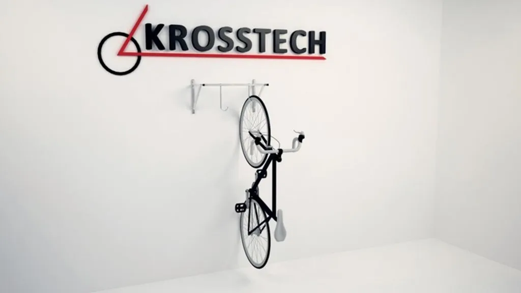 Support à vélos suspendu montage mural pour 2 vélos en acier robuste