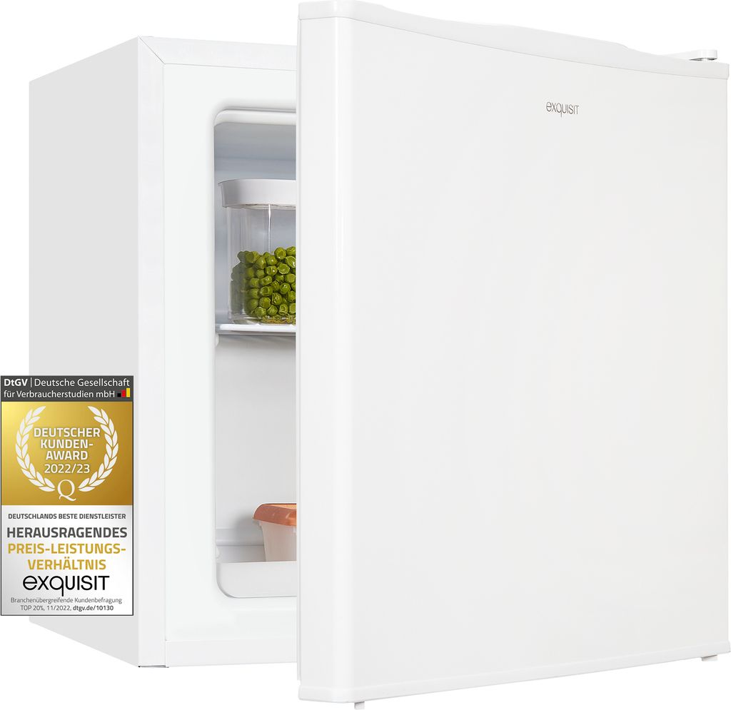 Exquisit Mini Gefrierschrank GB40-150E weiss | Kompakt | Produktbild 
