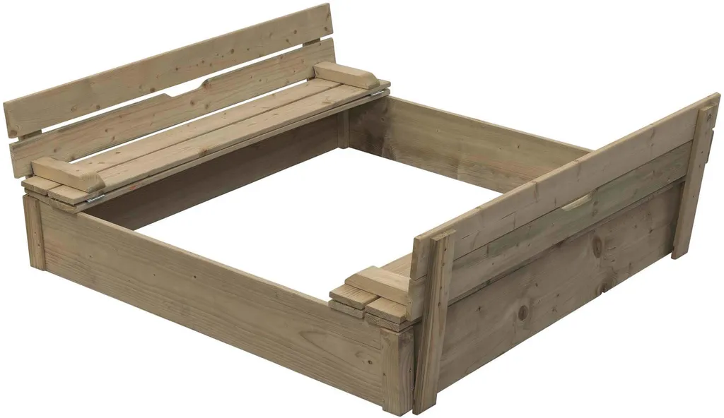 Bac à sable bois Robert Swing King 7850036 résistant aux intempéries - 7