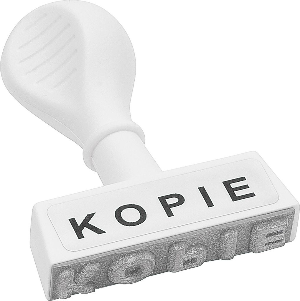 WEDO Textstempel KOPIE 19324 45mm Kunststoff weiß Produktbild 