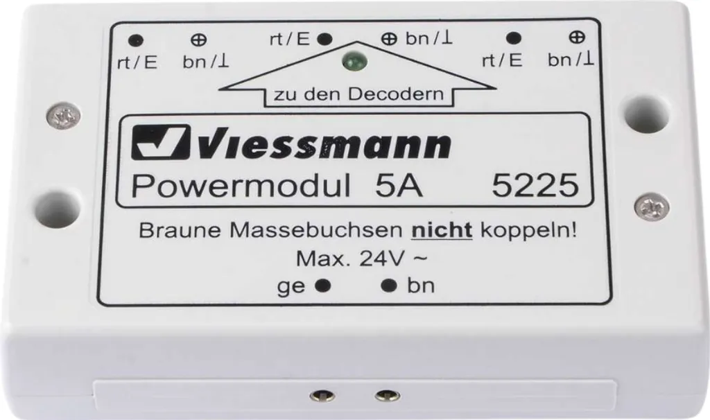 Powermodul 5A Viessmann 5225 avec Protection Surcharge et Court-Circuit
