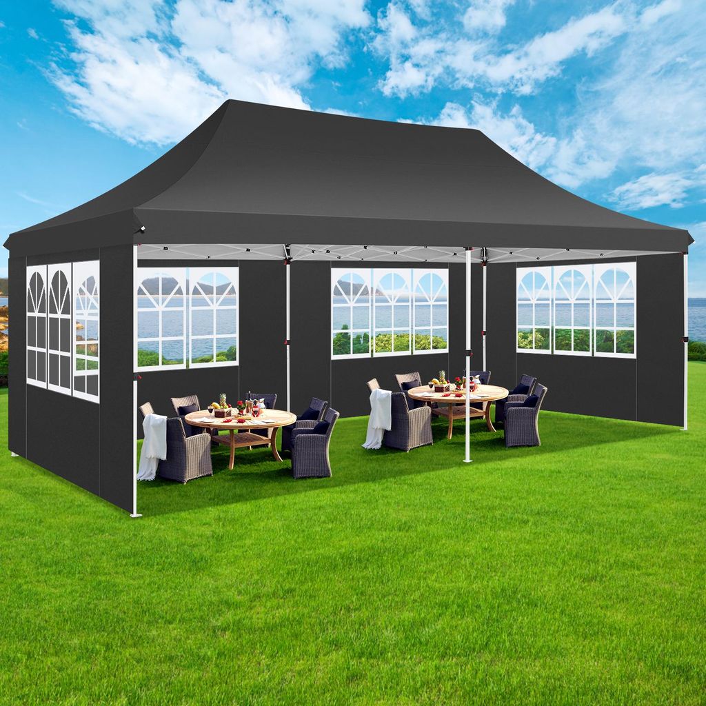 Pavillon 3x6m, Festzelt Faltpavillon Gartenzelt Produktbild 