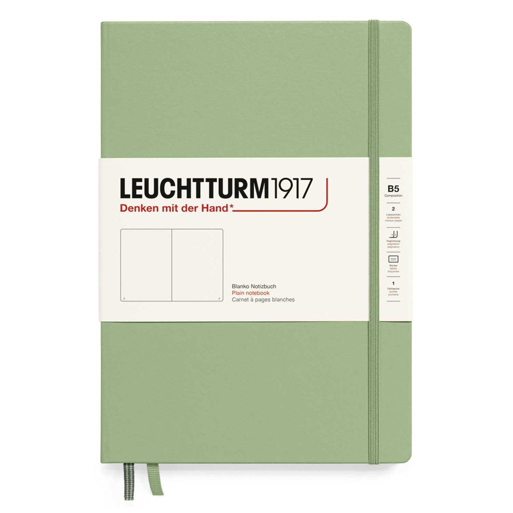 Leuchtturm1917 Notizbuch B5 Hardcover salbei blanko