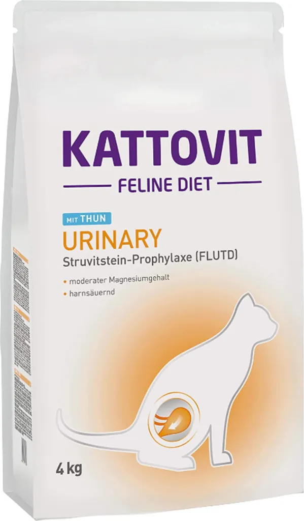 Kattovit Feline Diet Urinary Tonno 4 kg - Prevenzione Struvite e FLUTD