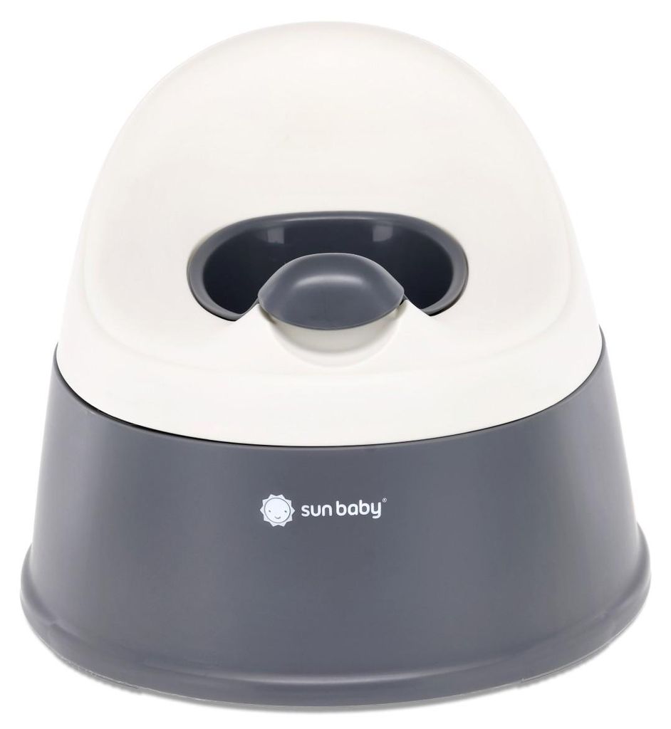 Töpfchen Toilettentrainer Kinder Töpfchen Kindertoilette Babytopf WC Toilettentrainer Anti-Rutsch grau Sun Baby