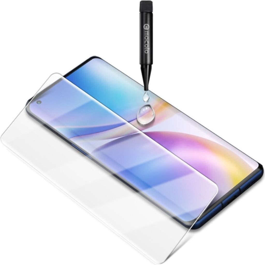 1x 9H Hartglas für Oppo Find X3 Pro FULL COVER UV Liquid Displayschutz Panzerfolie Panzerglas Schutzglas