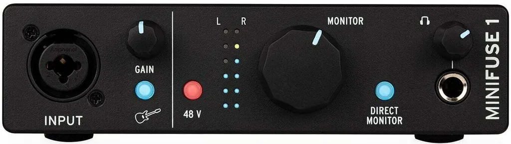 Arturia MiniFuse 1 Black Interface Audio USB Compacte pour Home Studio