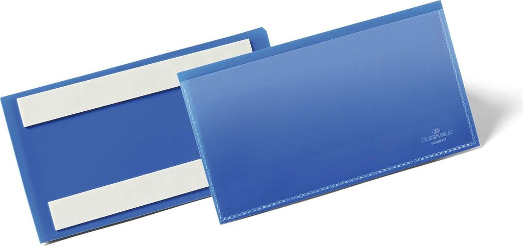 DURABLE Etikettentaschen selbstklebend 150x67 mm 50 St. Produktbild 