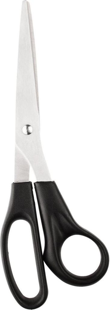 2x Universalschere 21cm lang mit Kunststoffgriff schwarz