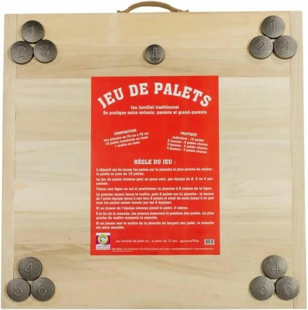 Breton Game Mécabois : Jeu de Table en Bois pour Toute la Famille