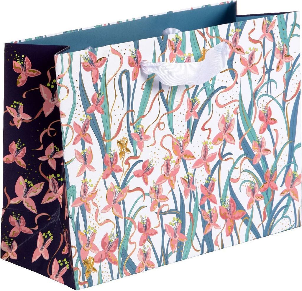 Goldbuch Geschenktasche Garden Chic White Floral 18x10 cm
