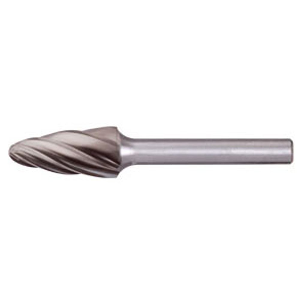 PFERD TOOLS Hartmetall Hochleistungsfrässtift ALU Rundbogen RBF Ø 16x30mm Schaft-Ø 6mm für Alu/NE Metalle