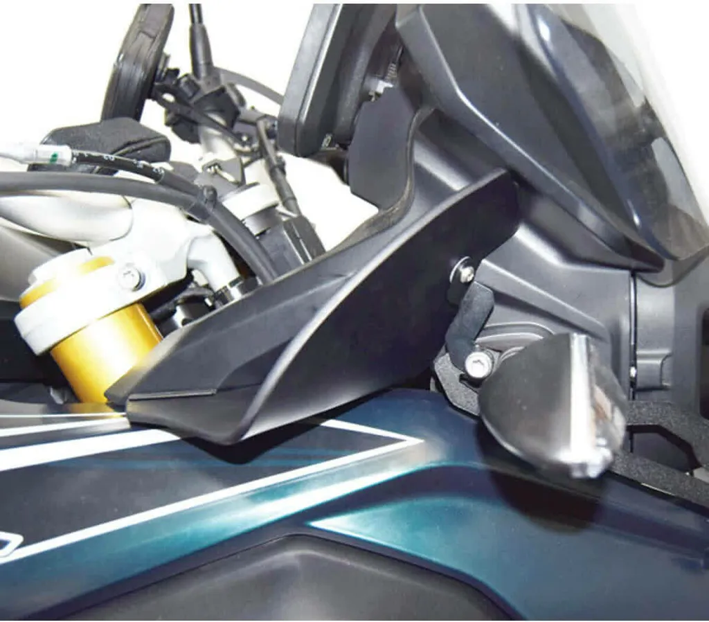 Déflecteurs Isotta aérodynamiques noir mat pour BMW F 850 GS 4mm
