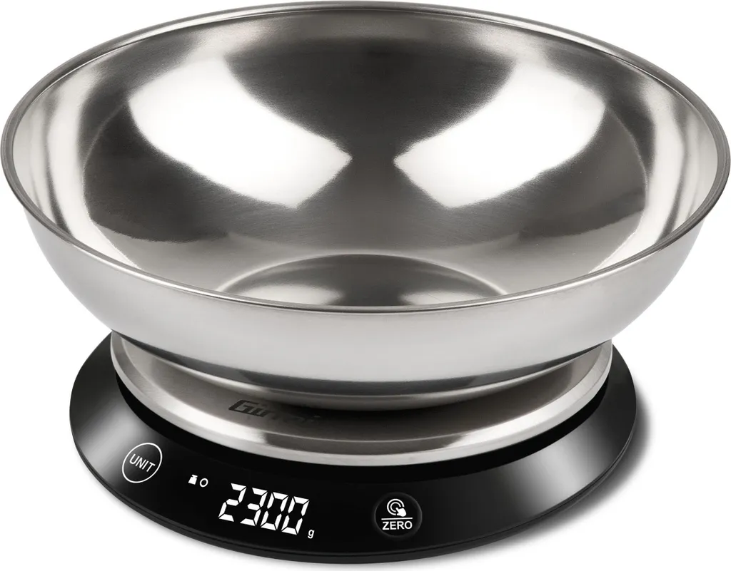 Girmi PS8400 Bilancia da Cucina Digitale con Ciotola Acciaio Inox