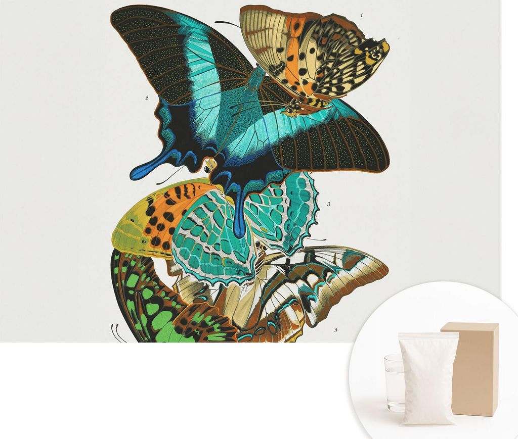 Fototapete - Wandbilder für Wohnzimmer - 152x104 cm - Dekorative Wandfolie - Modernes Design für Wanddekoration - Tapeten für Innenräume - Bunt...