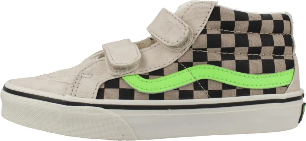 Vans Sk8-Mid Reissue V Enfant - Chaussures Phosphorescentes Brun Clair