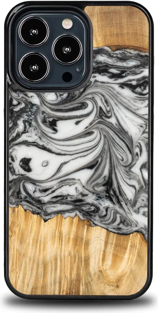 Custodia iPhone 13 Pro Bewood: Porta la Natura Sempre con Te (Terra)
