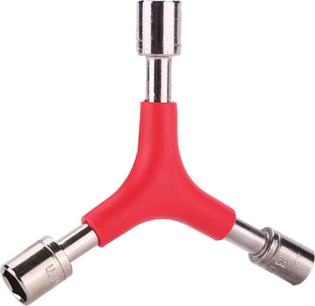 Y-förmiger 3-Wege-Steckschlüssel, Stahldreieck-Sechskantschlüssel, Fahrradreparaturwerkzeug, 4/5/6 mm, Y-Typ, Innensechskantschlüssel für die ...