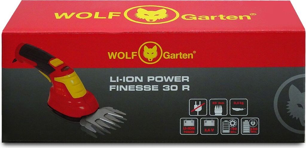 WOLF-Garten Akku-Grasschere LI-ION POWER FINESSE 30 R - 3,7 Produktbild 