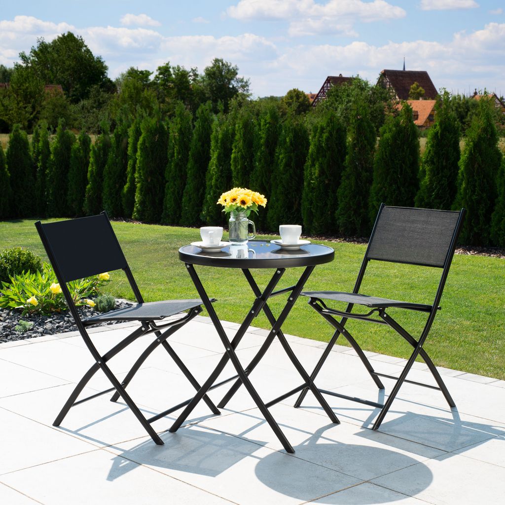 Bistro set Düsseldorf skládací, pro 2 osoby Obrázek produktu 10