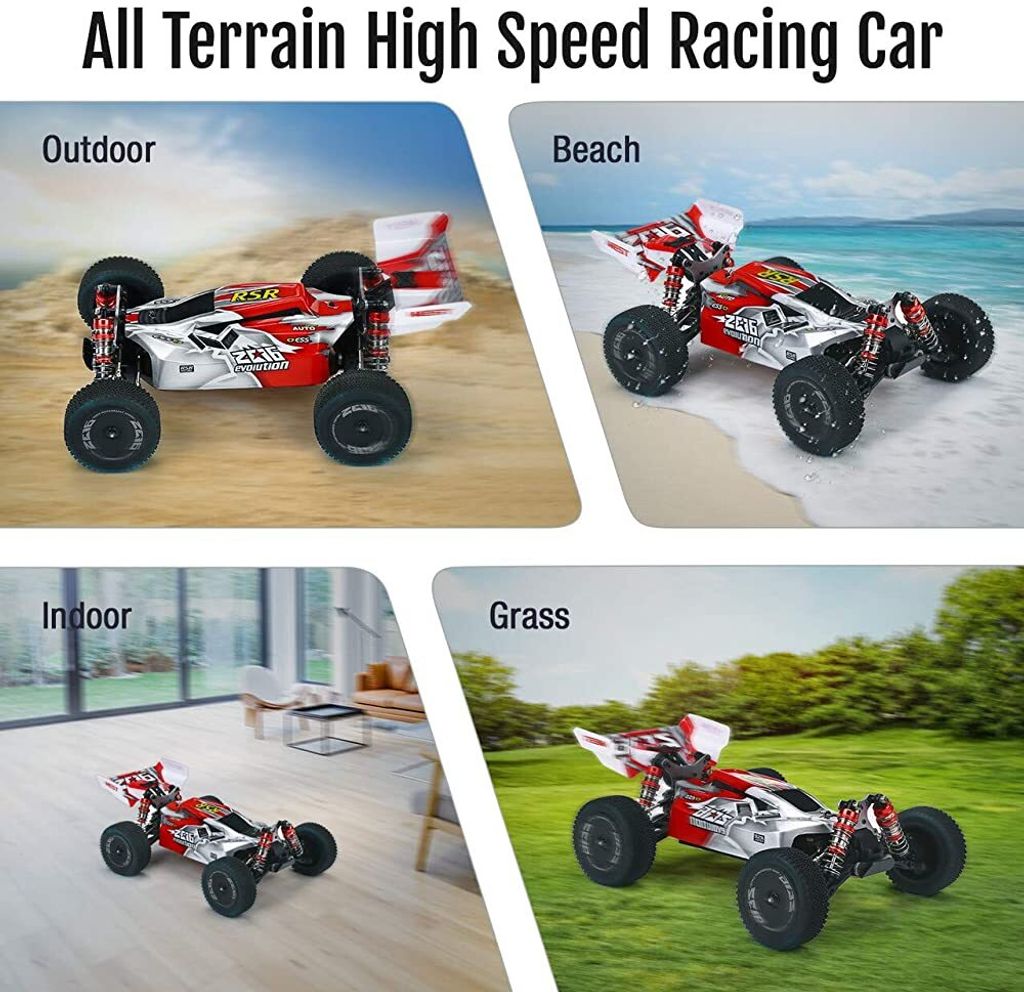 WLtoys® 144001 Afstandbestuurbare Off-Road Auto - Remote Control - RC