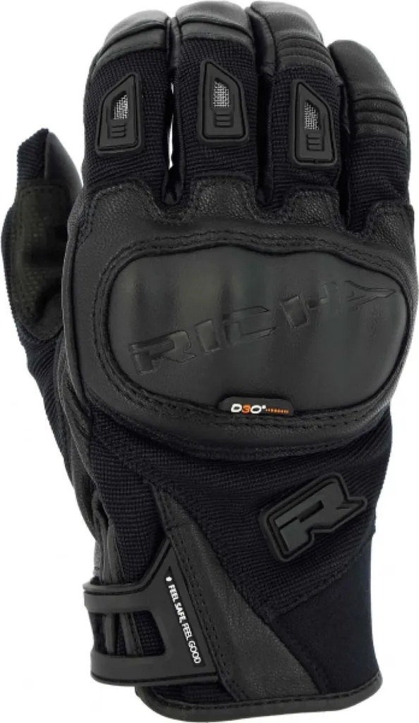 Gants moto Richa Magma 2 noirs M - Évitez la chaleur et roulez sûr