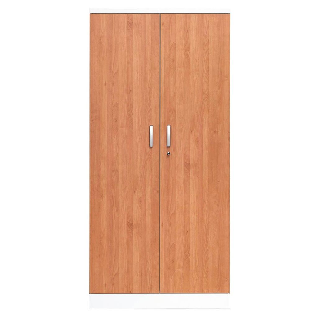 Gürkan Stahlschrank 100115 verkehrsweiß, erle 92,0 x 42,0 x 195,0 cm