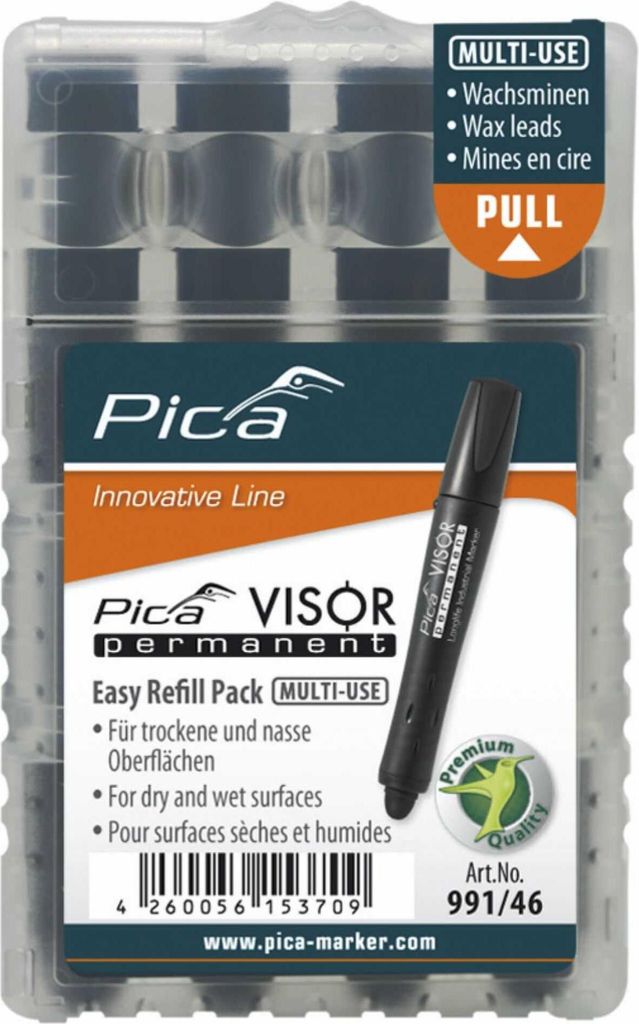 Pica VISOR permanent Marker Ersatzminen Schwarz