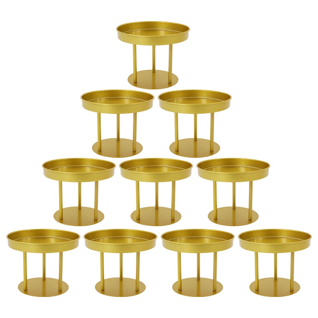 10Pcs Blumenständer Rund Blumenregal Hochzeit Home Decor (Durchmesser:20cm Höhe:15cm)