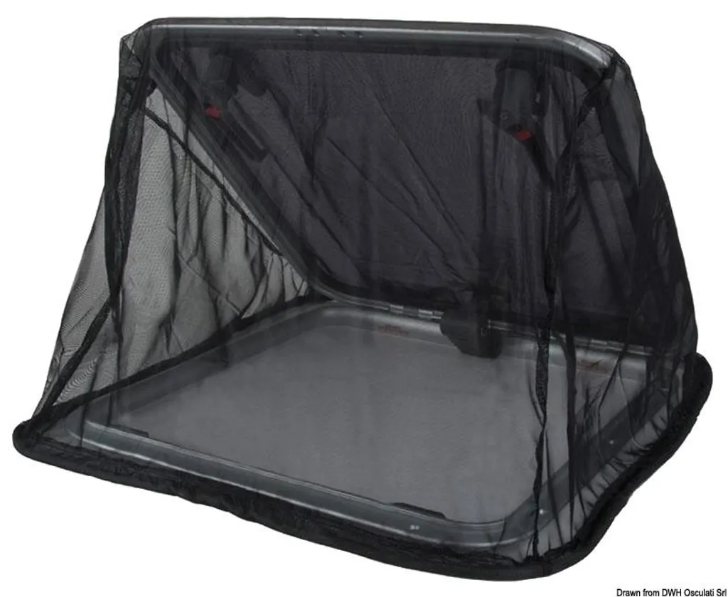 Moustiquaire cadre fixe 620 x 620 mm - Maille fine et montage extérieur