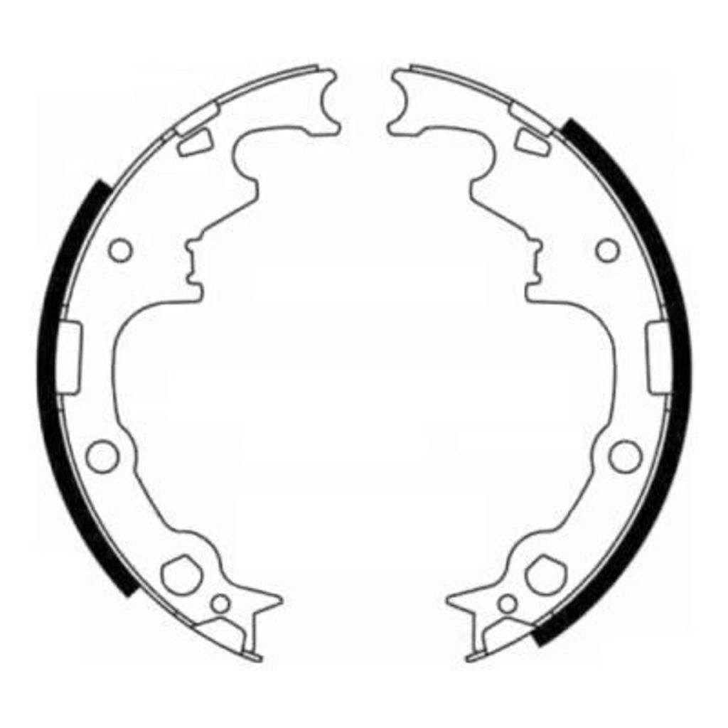 ABE Bremsbackensatz Trommelbremse Hinten für JEEP WRANGLER III (JK) C0Y003ABE