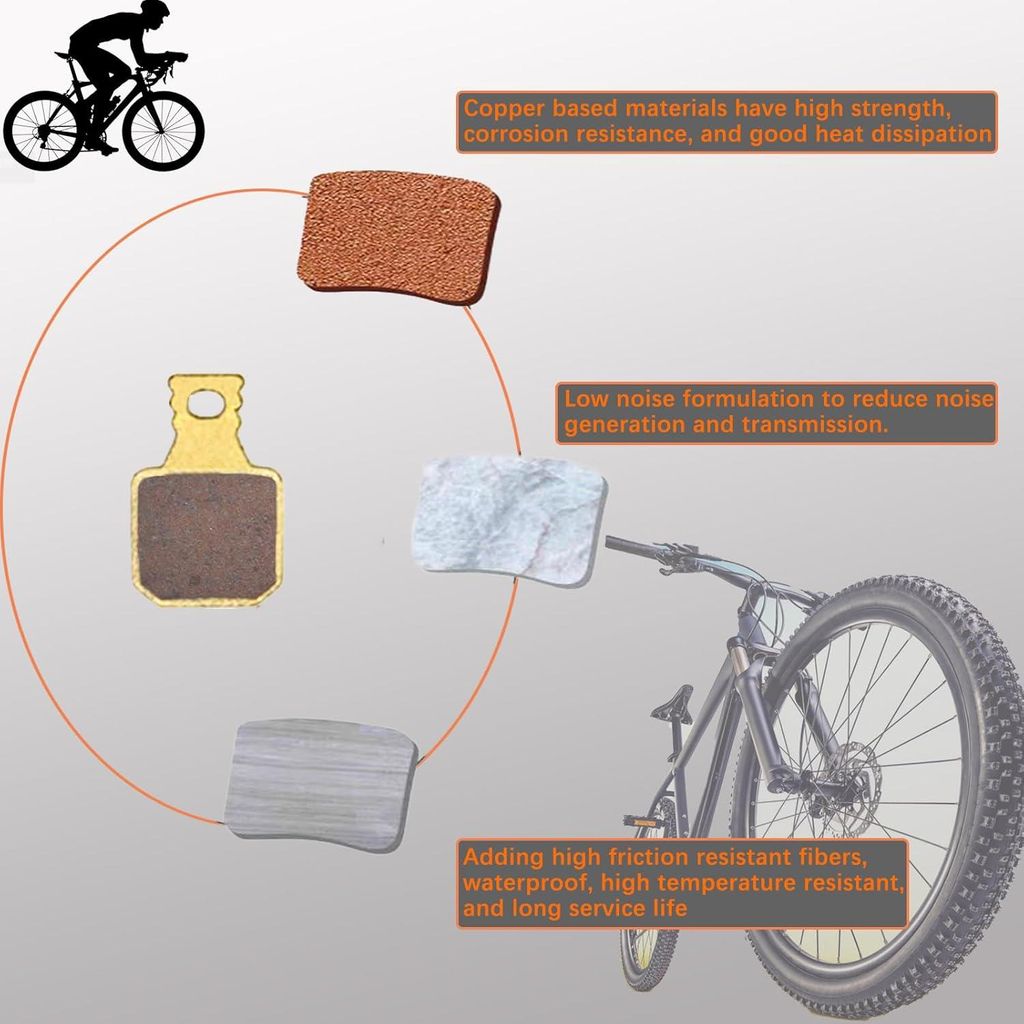 Scheibenbremsbeläge Magura MT Thirty Carbon - Für Magura CMe5, MT Trail SL Sport - MT5, MT5 eSTOP, MT7 Pro S10-4 - 4 Paar