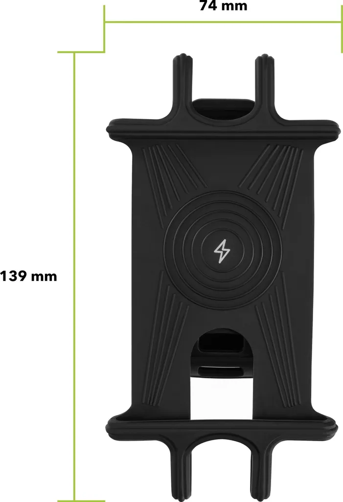 Support de Téléphone pour Vélo AlzaPower FCP100 Universel Noir
