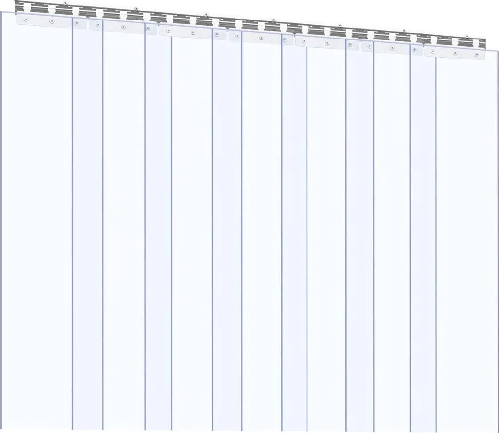 Rideau lanières PVC anti-perte de froid pour grand réfrigérateur