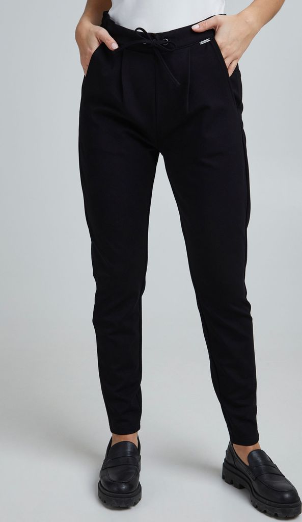 fransa FRZASTRETCH Damen Stoffhose Chinohose Sweatpants Relaxhose mit Stretch und Kordeln Eingrifftaschen Regular Fit