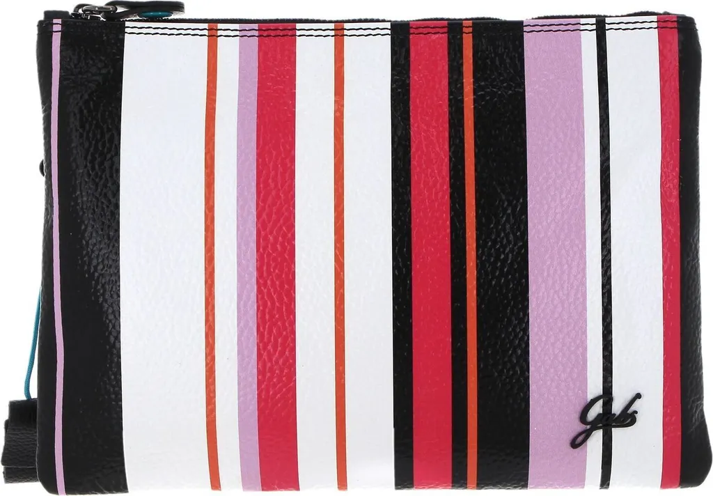 Gabs Beyonce TG ST Sac à bandoulière en cuir Multirighe Black Multicolor