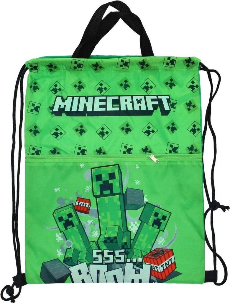 Minecraft Turnbeutel für Kinder – Leichter Sportbeutel mit Produktbild 