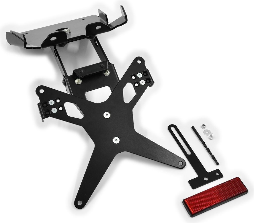 ZIEGER X-Line Kennzeichenhalter kompatibel mit Ducati Monster 696 BJ 2008-14