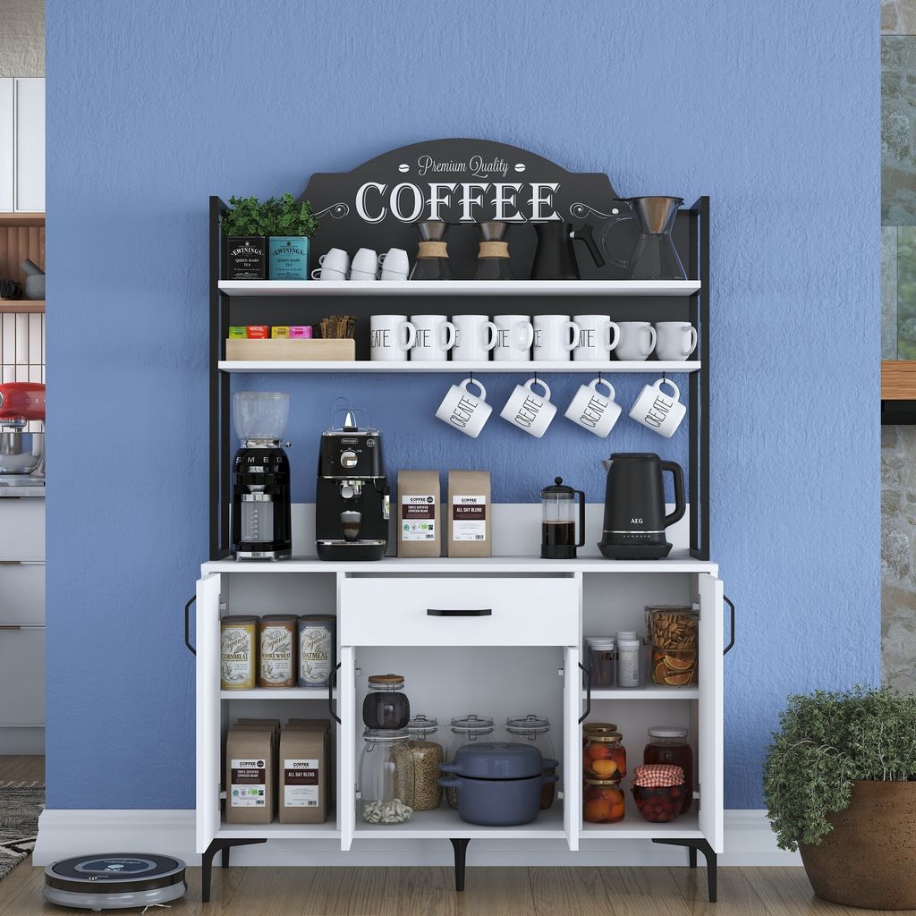 Skye Decor, JE130 - 2987, víceúčelová skříň, bílá, 100 % Obrázek produktu 6