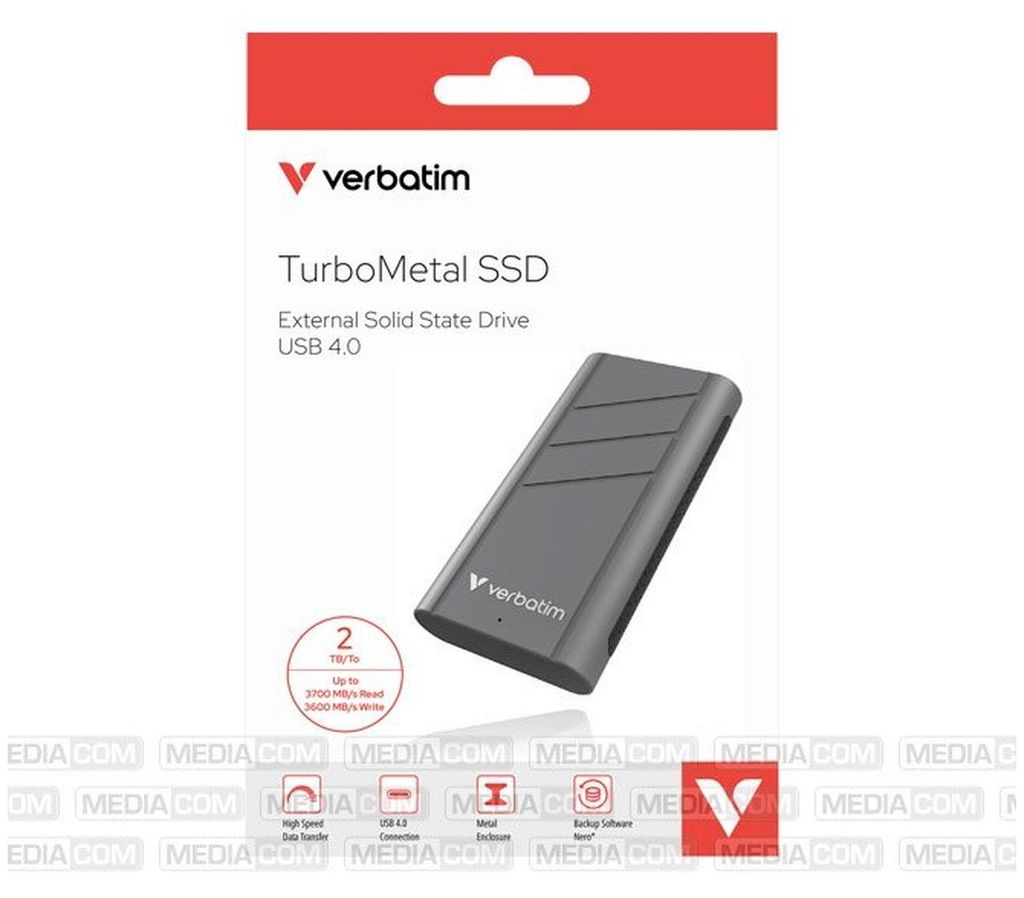 Verbatim TurboMetal - SSD - 2 TB - extern (tragbar) Produktbild 