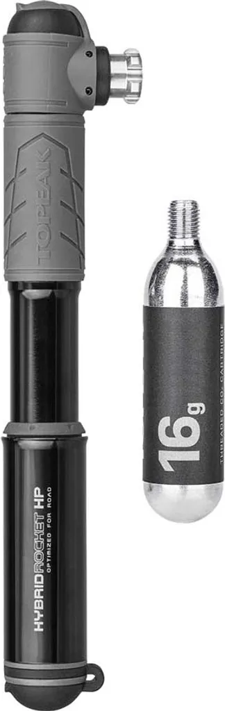 Pompe Topeak Hybrid Rocket HP : évitez les pannes avec le combo manuel/CO2